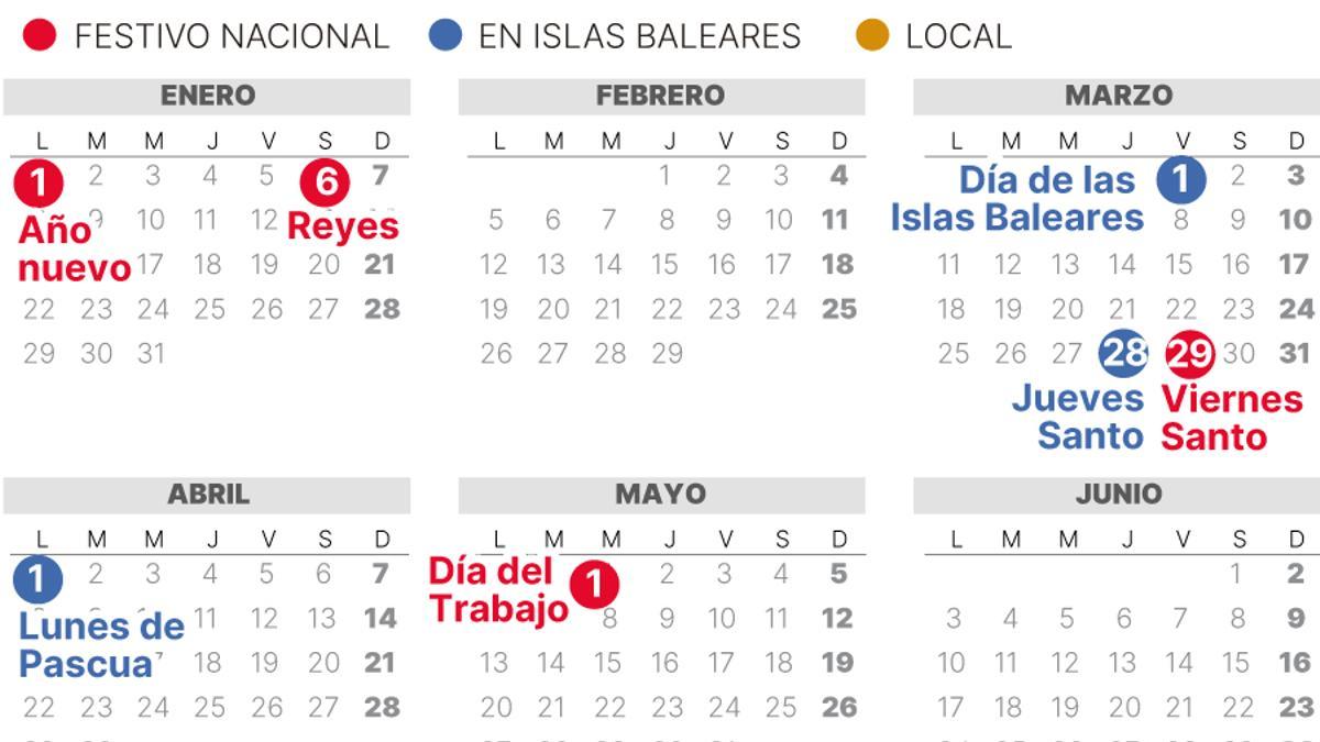 Calendario Laboral De Baleares De 2024 Con Festivos 8381