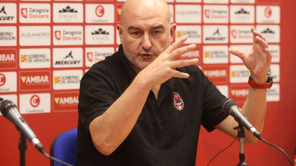 Jaume Ponsarnau, durante una rueda de prensa esta temporada.