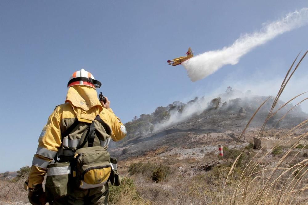 Incendio en Portman