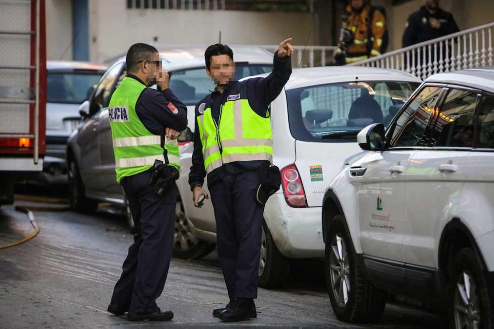 Un hombre se suicida en Palma provocando una nube tóxica que afecta a tres policías