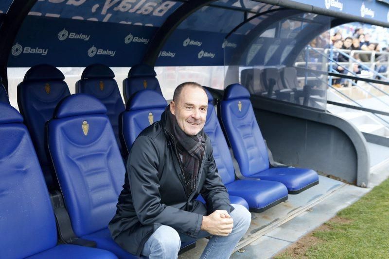 Presentación del nuevo técnico del Real Zaragoza, Víctor Fernández