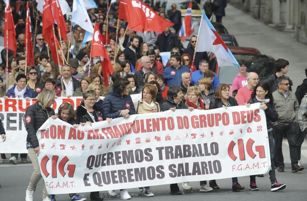 Manifestación de la CIG en A Coruña.