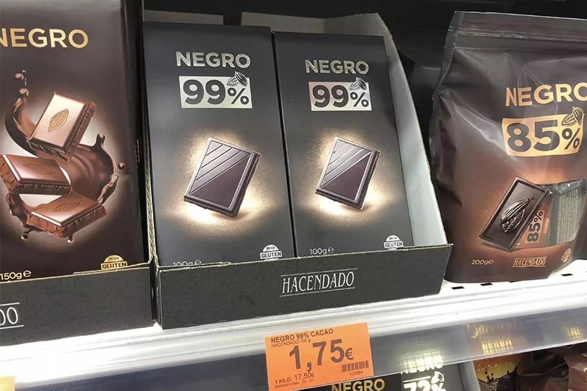 Chocolate al 99% de cacao.