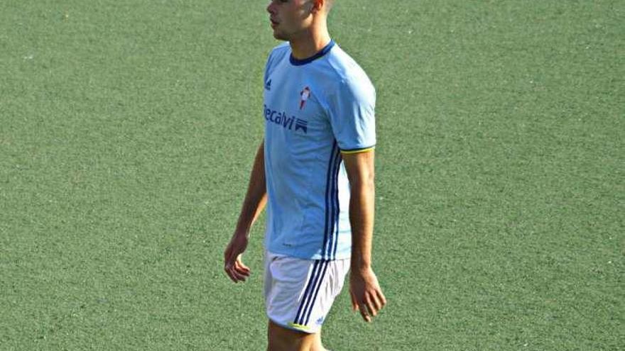 Pablo Salgueiro, durante su etapa en el Celta. // Canteira celeste.com