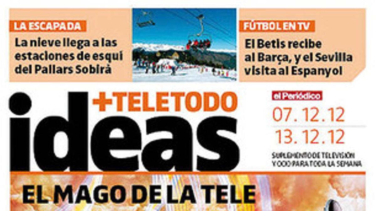 'Dynamo', el mago de  la tele, en portada de 'Ideas+Teletodo'.