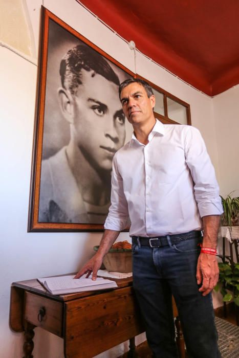 Visita de Pedro Sánchez a Orihuela