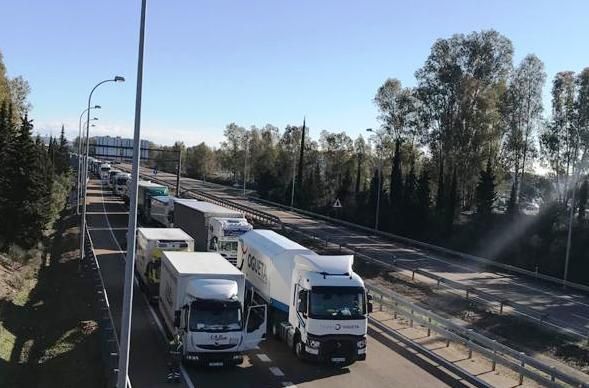 La protesta de los agricultores en imágenes