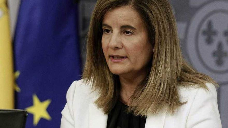 La ministra de Empleo y Seguridad Social, Fátima Báñez.