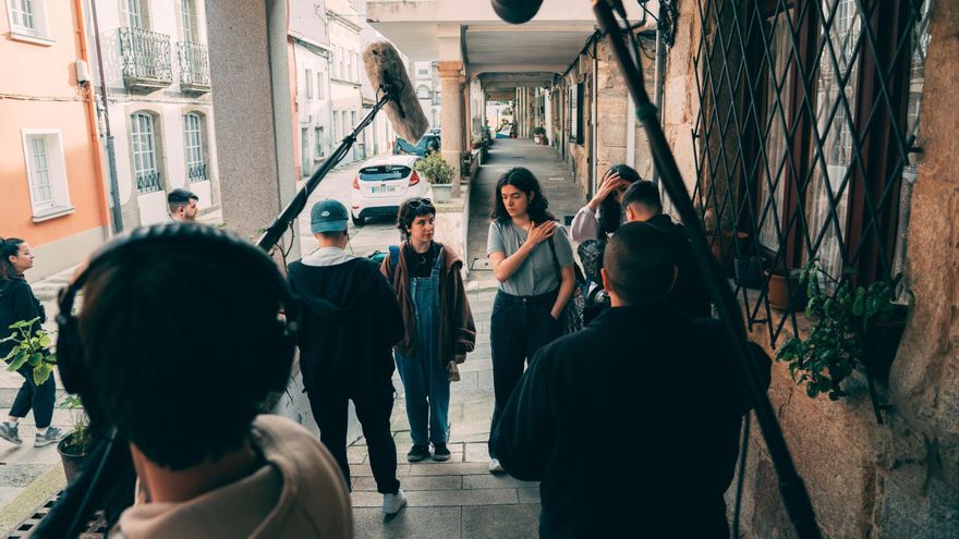 Imaxes da rodaxe da serie &#039;Nómades&#039;, de Mala Herba Producións