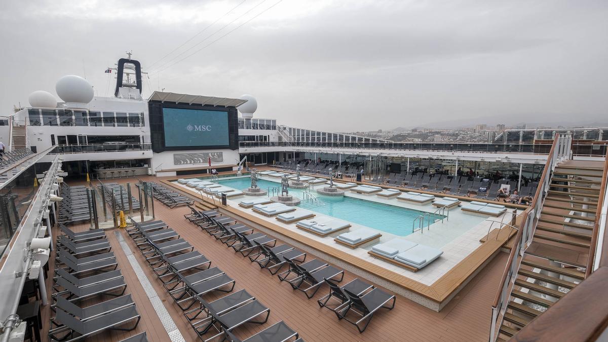 El Puerto de Las Palmas recibe al MSC 'Meraviglia' en una temporada que espera alcanzar el millón y medio de pasajeros