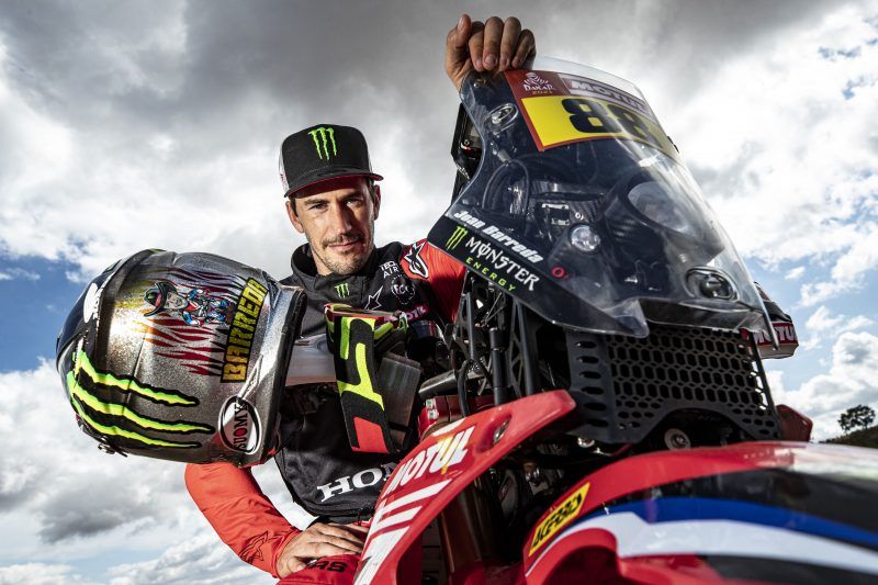 Joan Barreda , a por todas en el Dakar