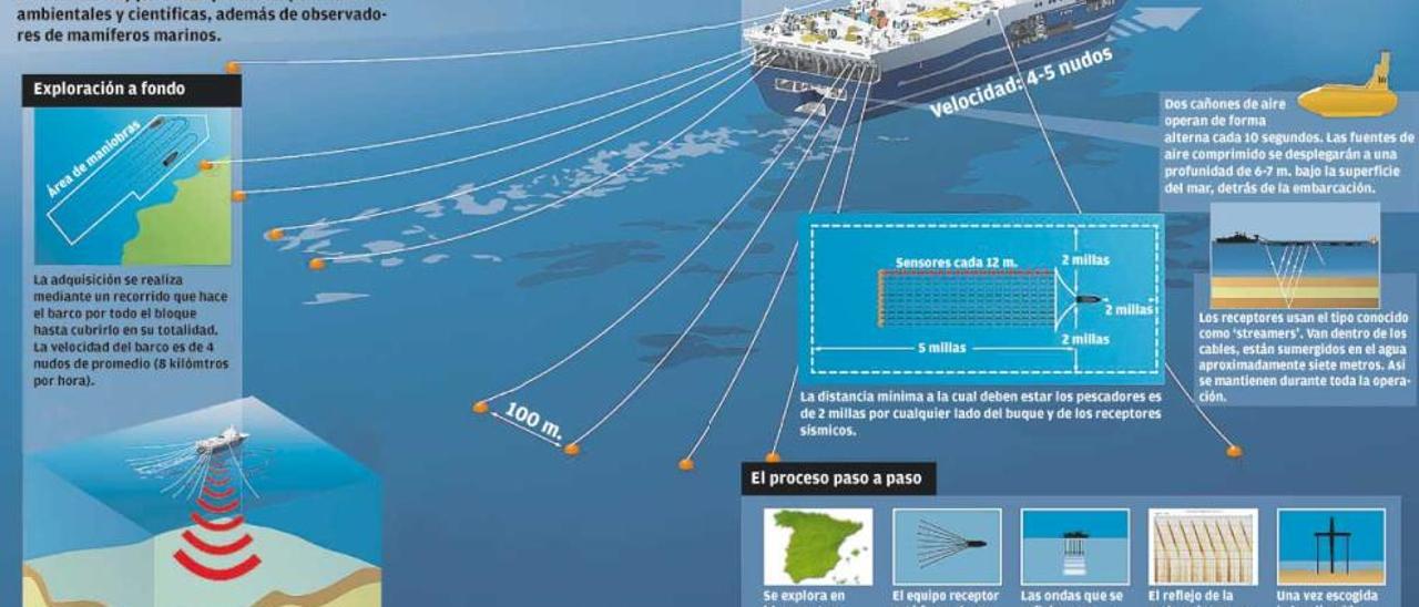 Las prospecciones en Balears son fuente de contaminación acústica marina