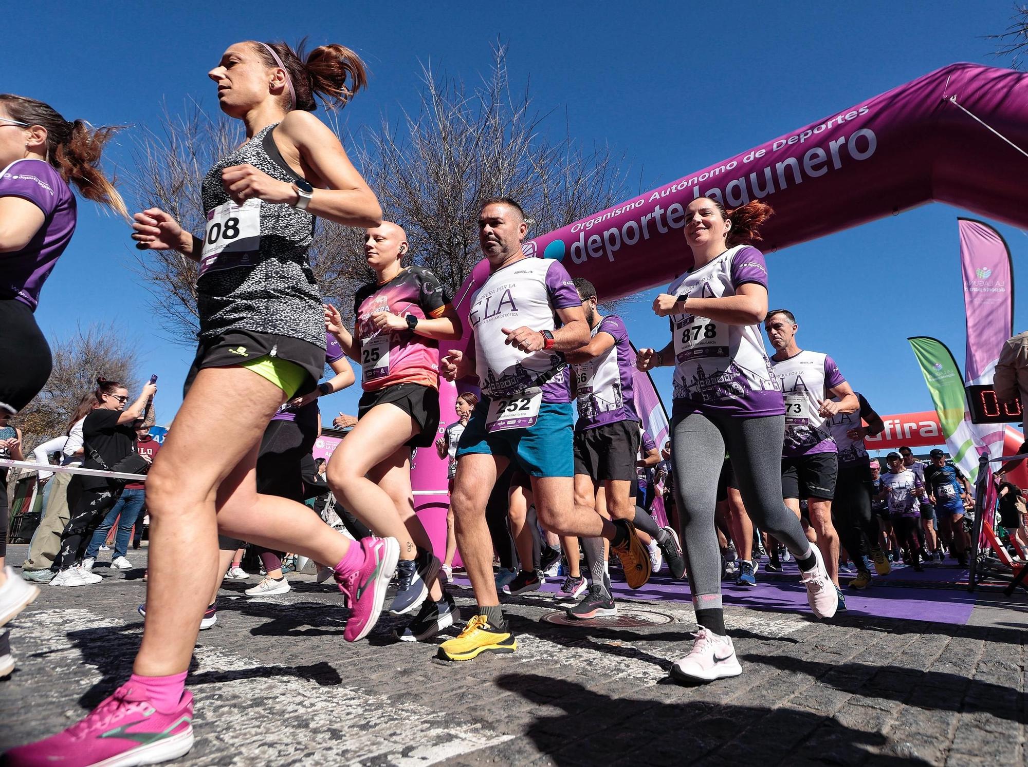 I Carrera por la ELA en La Laguna