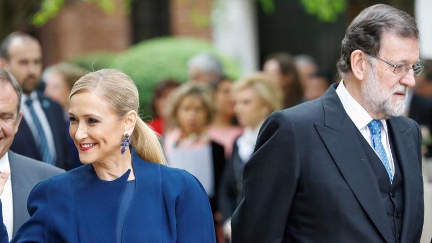 Cifuentes, con Rajoy este lunes.