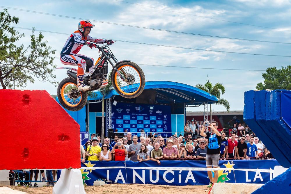 Bou se luce en el Mundial de Trial de La Nucía.