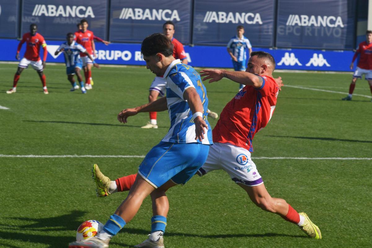 Victoria de equipo grande para el Fabril ante el Numancia (2-1)
