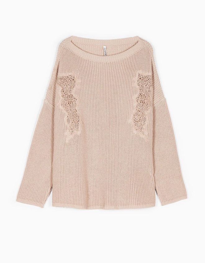 'Mid season' Stradivarius: jersey con lace