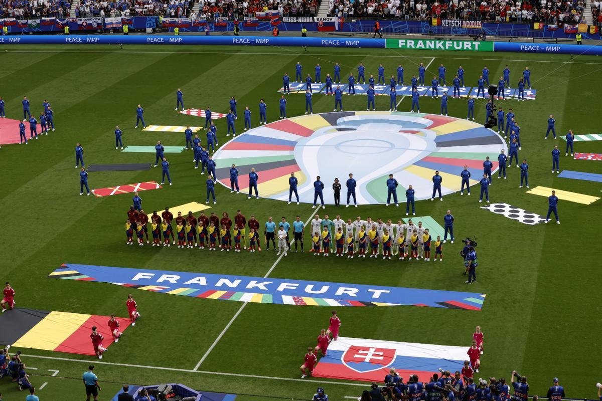 Eurocopa 2024 | Fase de grupos: Bélgica - Eslovaquia, en imágenes.