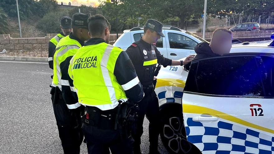La Policía Local de Palma interviene 230 gramos de marihuana en un control