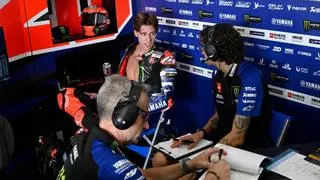 Quartararo señala el descontrol en Yamaha: "El equipo no tiene ni idea de cómo solucionar los problemas"
