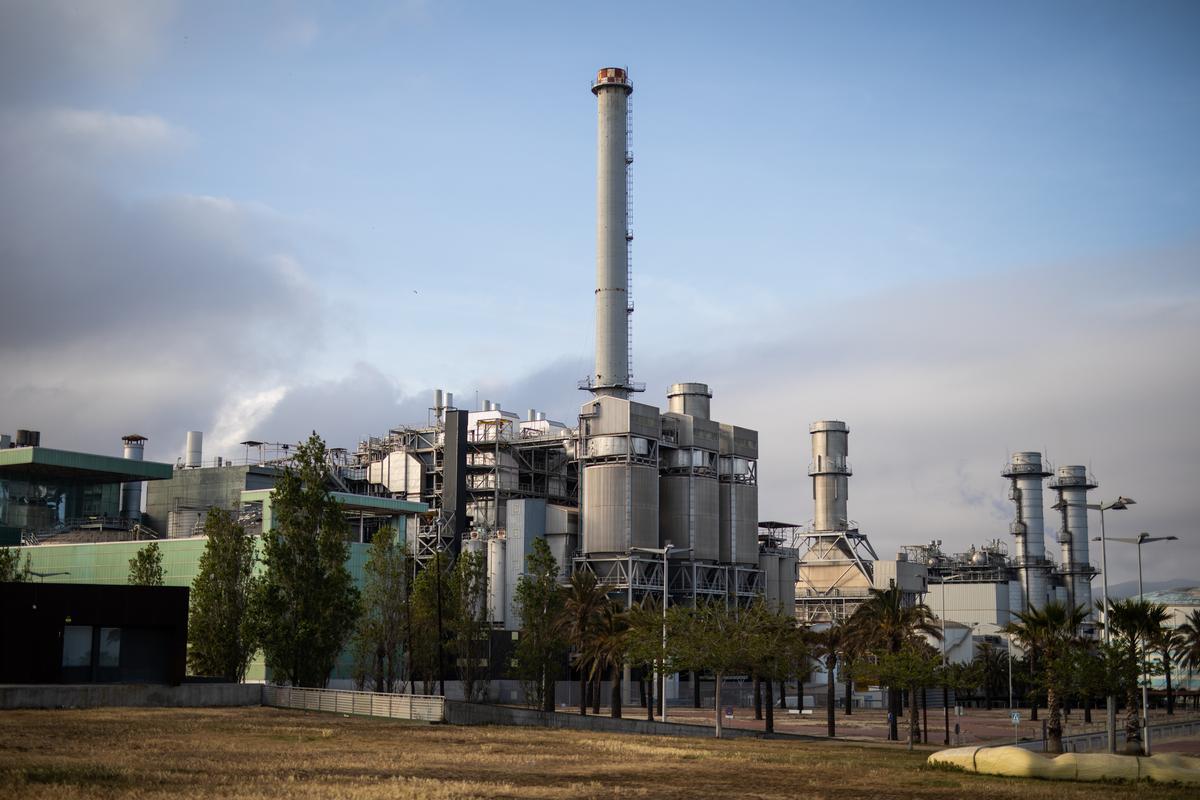 La incineradora de residuos de Tersa, en Sant Adrià de Besòs.