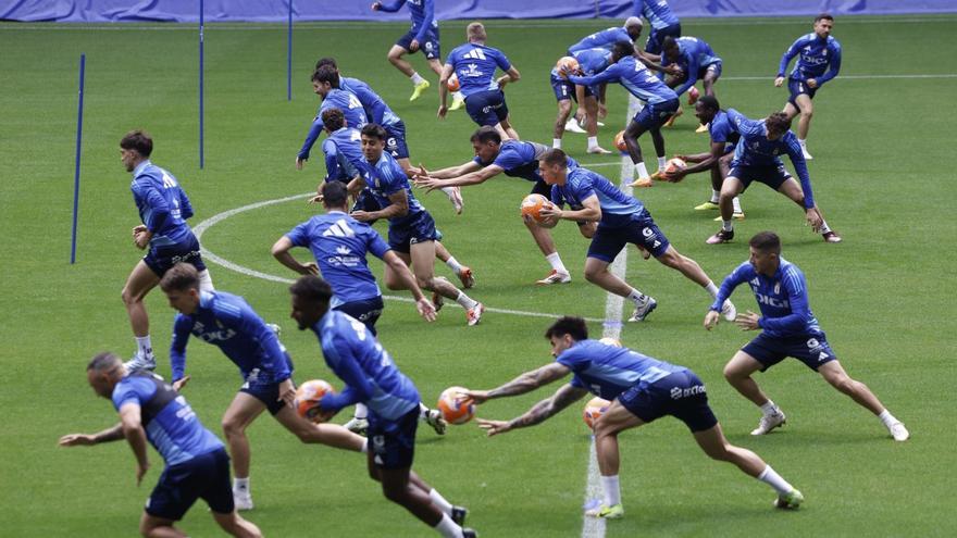 El Oviedo ya tiene convocatoria para la final de Anduva: 25 hombres y la ayuda del Vetusta