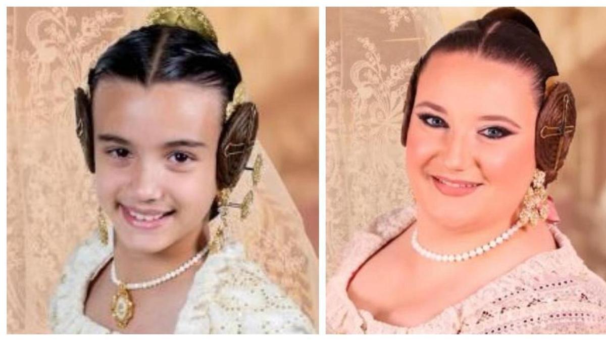 Carlota Vercher y Cristina Vidal, las únicas aspirantes a Fallera Mayor infantil y Fallera Mayor de Xàtiva.