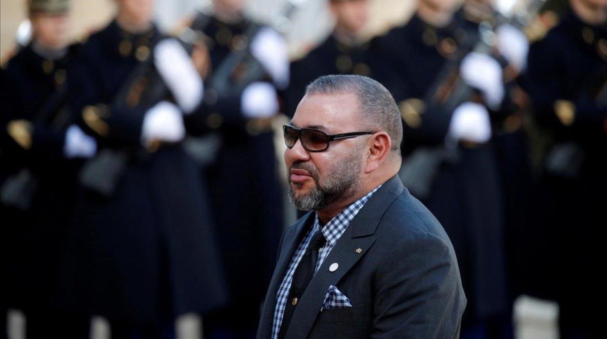 zentauroepp44713633 file photo  morocco s king mohammed vi arrives for a lunch a200304184841