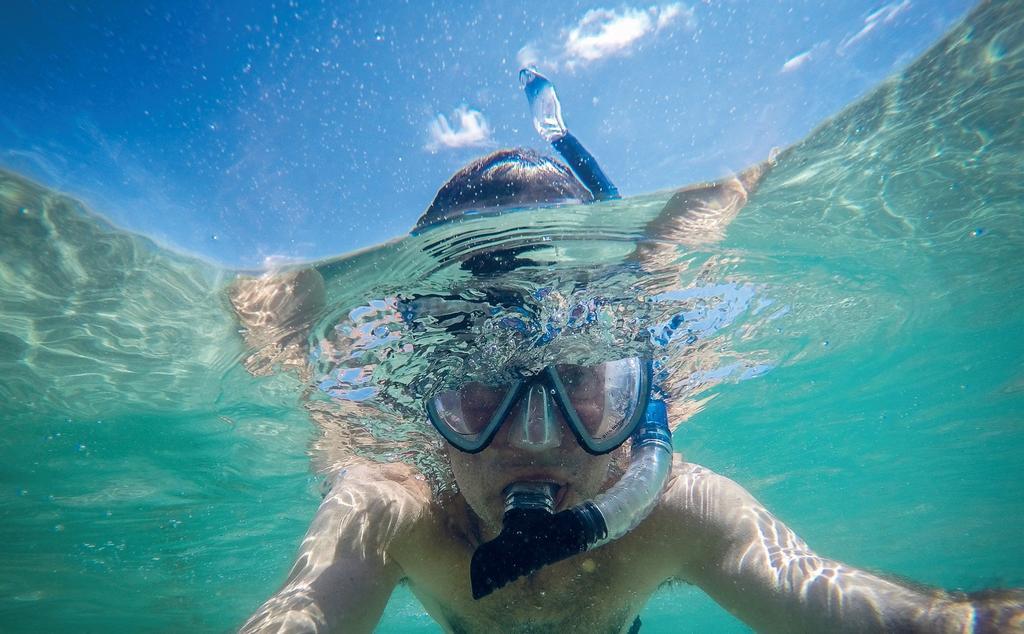 Submarinista haciéndose un selfie