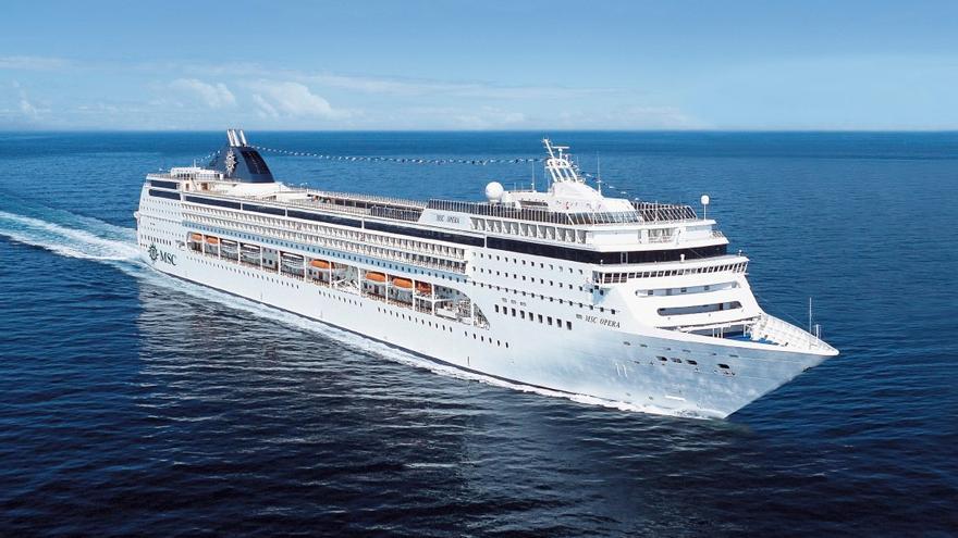 El crucero ‘MSC Opera’ realizará 21 embarques en Santa Cruz durante el próximo invierno