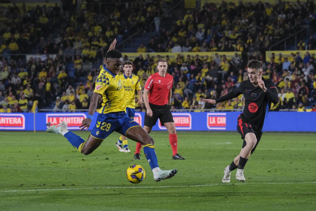 El partido UD Las Palmas-FC Barcelona, en imágenes (0-2)