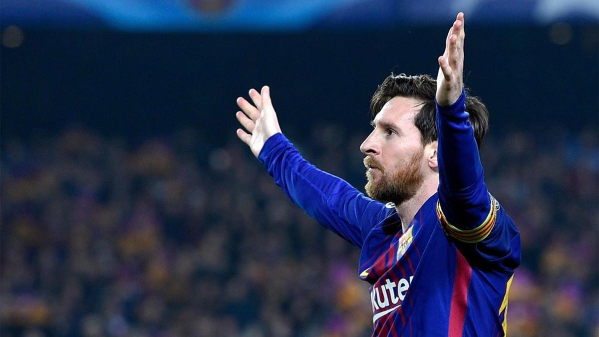 Messi marcó dos goles y dio una asistencia a Dembélé en otra noche mágica