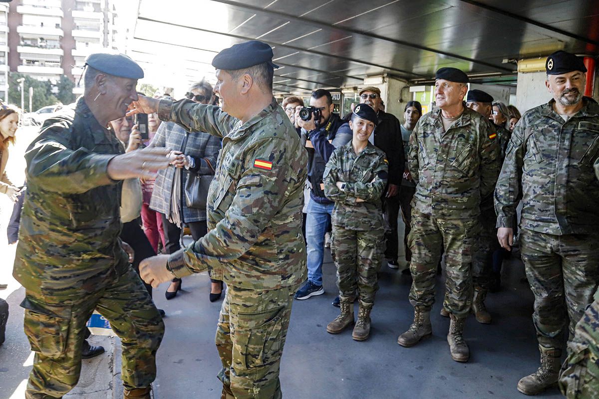 El último contingente de la Brigada Guzmán el Bueno ya está en Córdoba