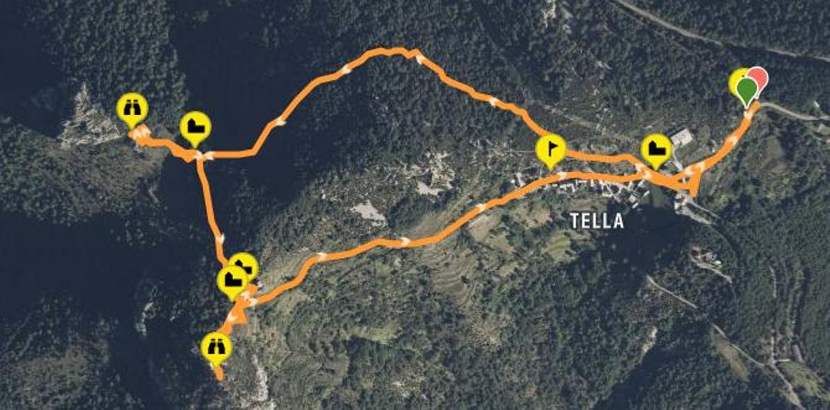 Imagen de la ruta propuesta