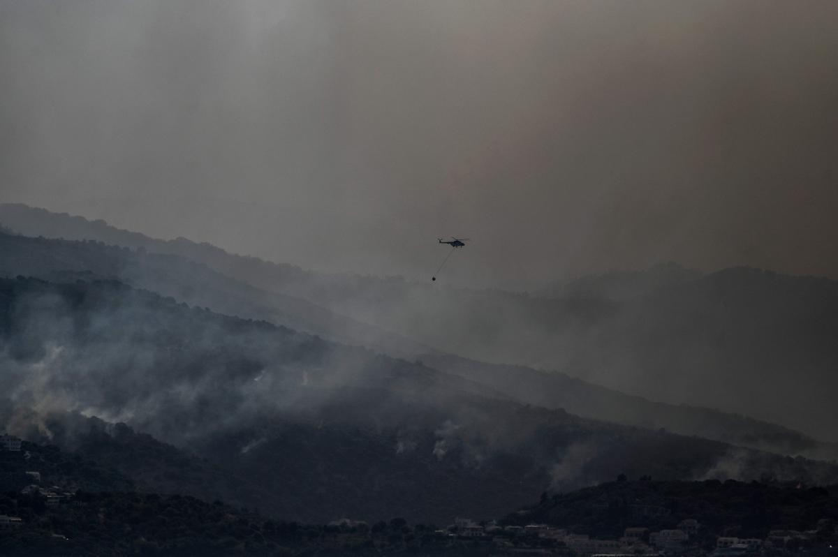 Los incendios forestales se han desatado en Grecia