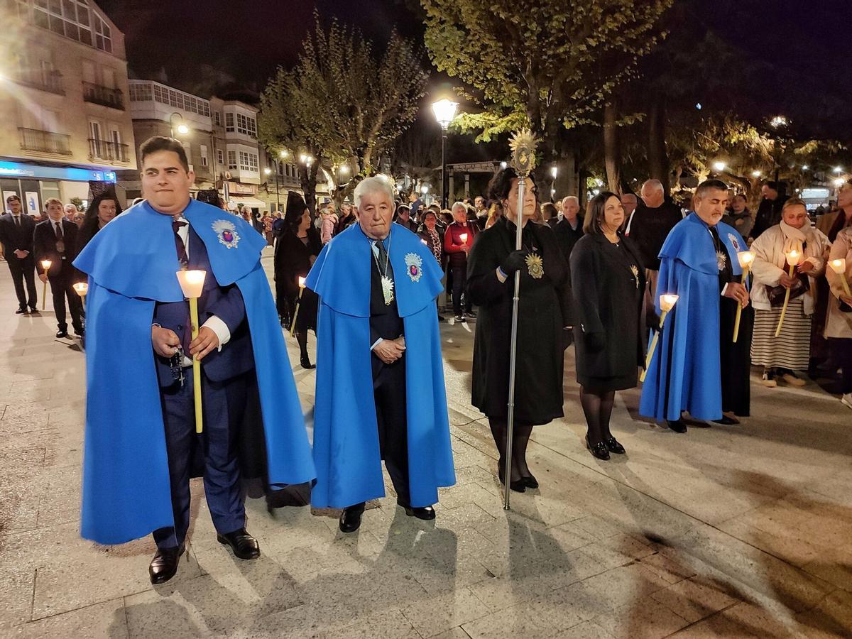 La patrona de Cangas sale en procesión para abrir la Semana Santa