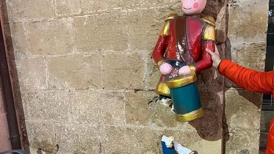 Las figuras de Navidad de Dénia sufren actos vandálicos