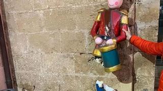 Las figuras de Navidad de Dénia sufren actos vandálicos