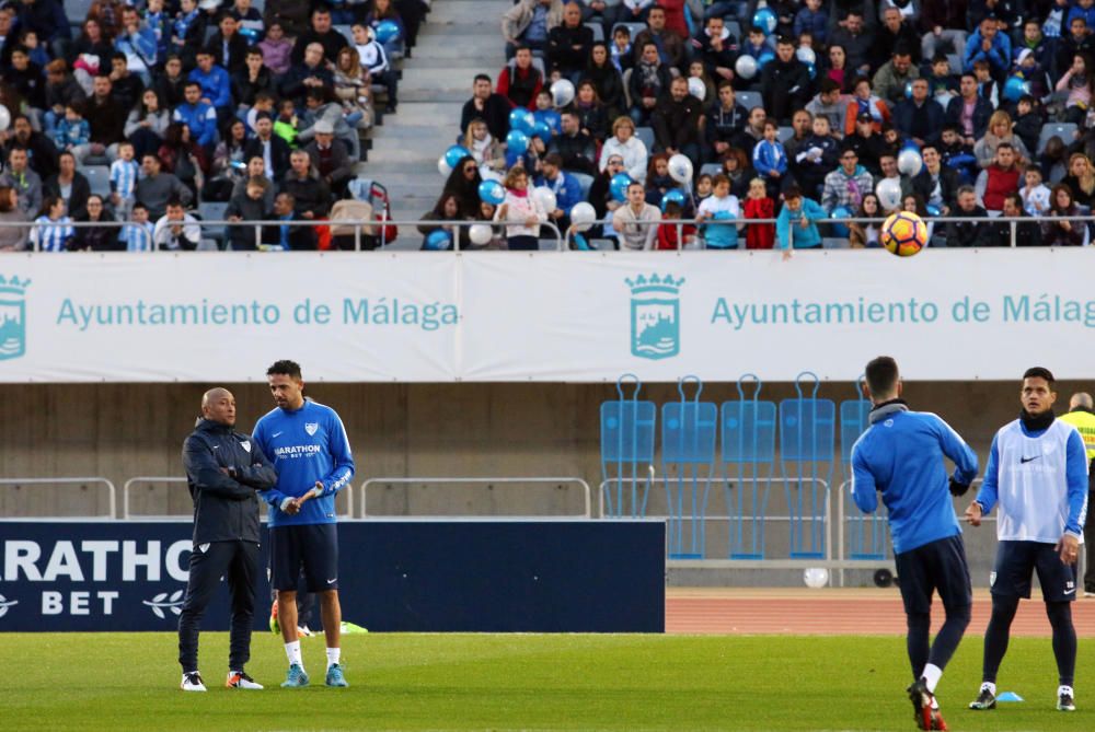 Jornada de puertas abiertas del Málaga CF