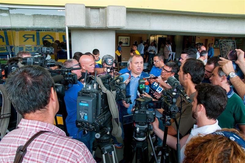 Presentación de las camisetas de la UD Las Palmas