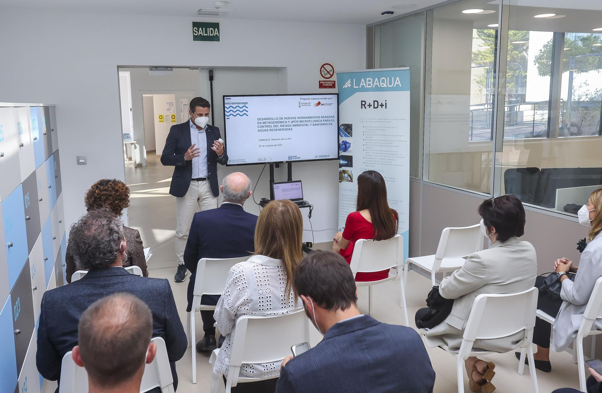 Presentan un proyecto en Alicante para mejorar la calidad del agua residual depurada