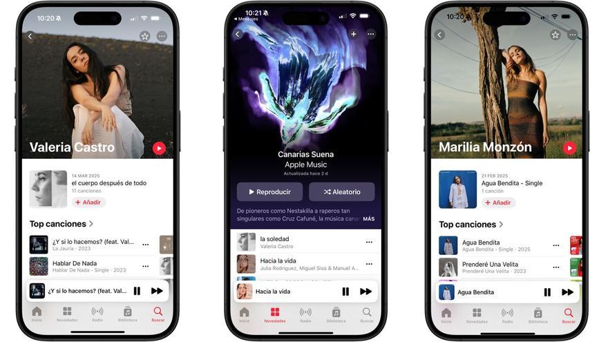 ¿Cómo suena Canarias en Apple Music?