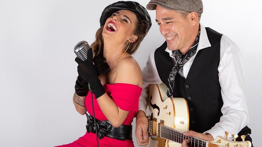 Concierto de Swingin Tonic, con Iván Pacheco y Claudia Otelli, en Petunia Ibiza