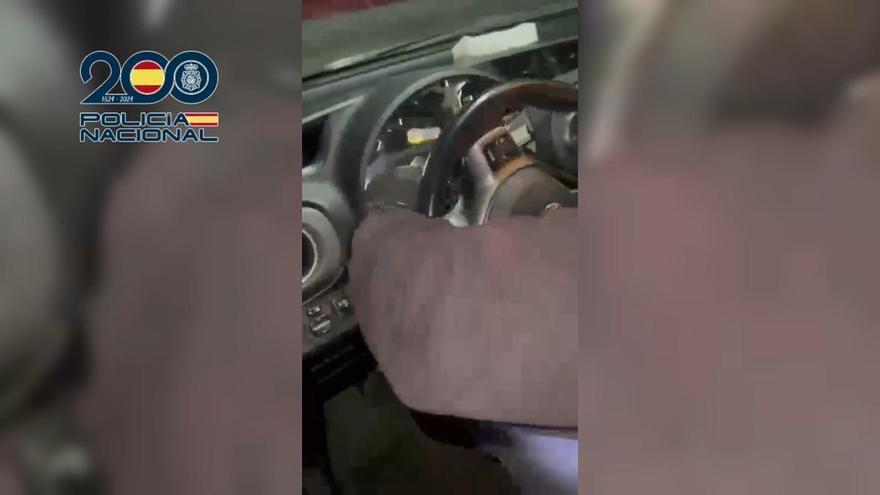Arrestados en Aspe y Novelda por distribuir droga en vehículos con dobles fondos