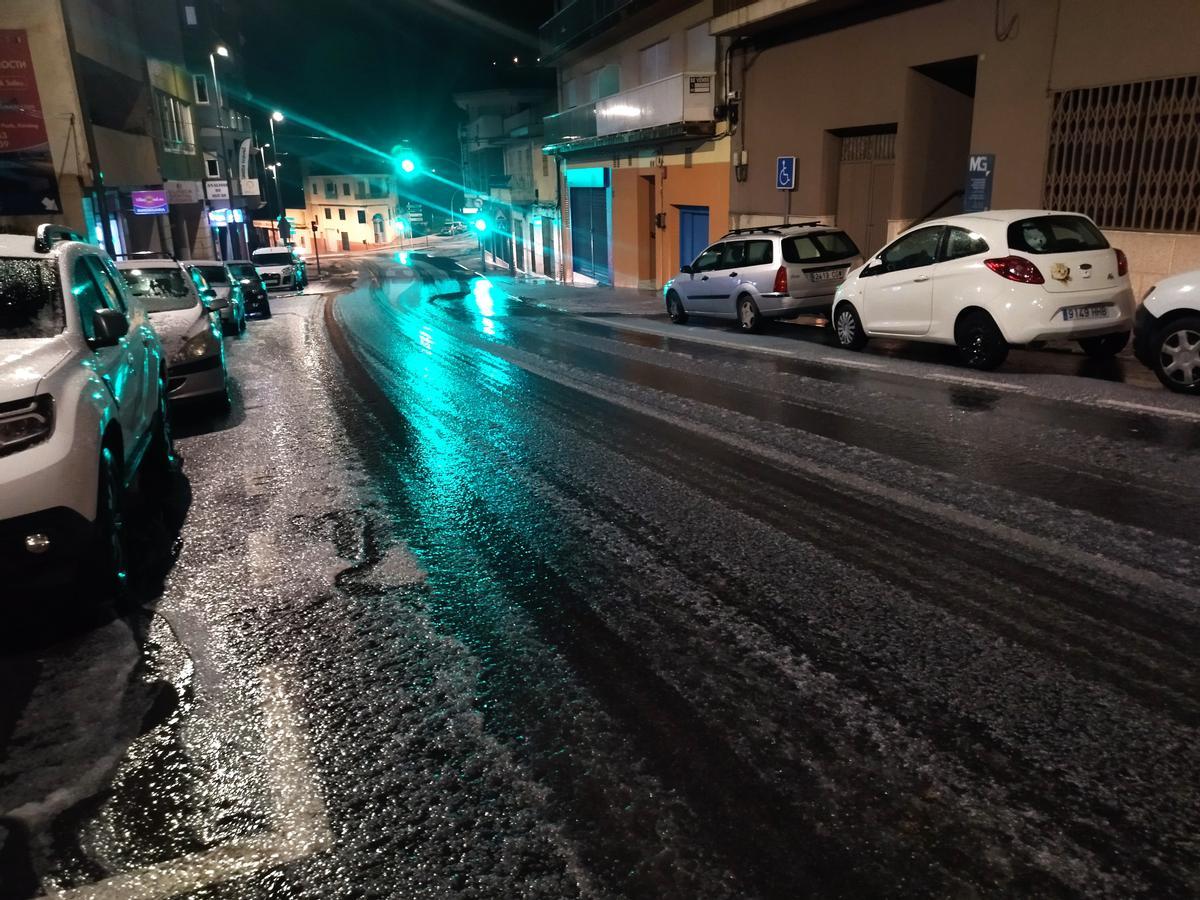 La travesía urbana de Benitatxell esta mañana