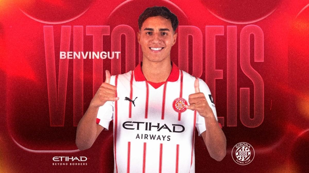 Vitor Reis, jugador del Girona