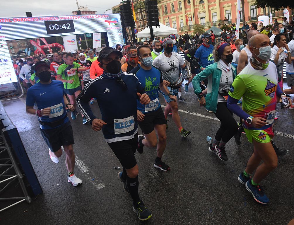 Así fue la salida de la maratón y la media maratón de Murcia (II)