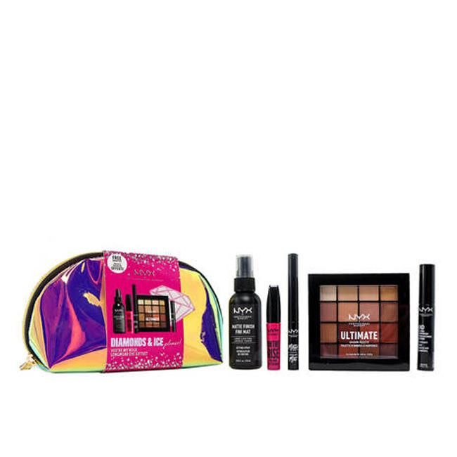 Set de maquillaje de larga duración 'You're my rock longwear eye diamond & Ice, please', de NYX