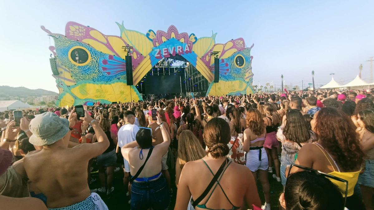 El escenario principal del Zevra Festival 2022