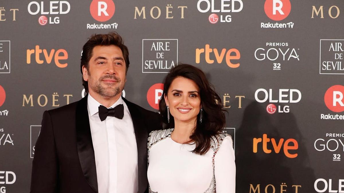 Premios Goya 2018: Javier Bardem y Penélope Cruz